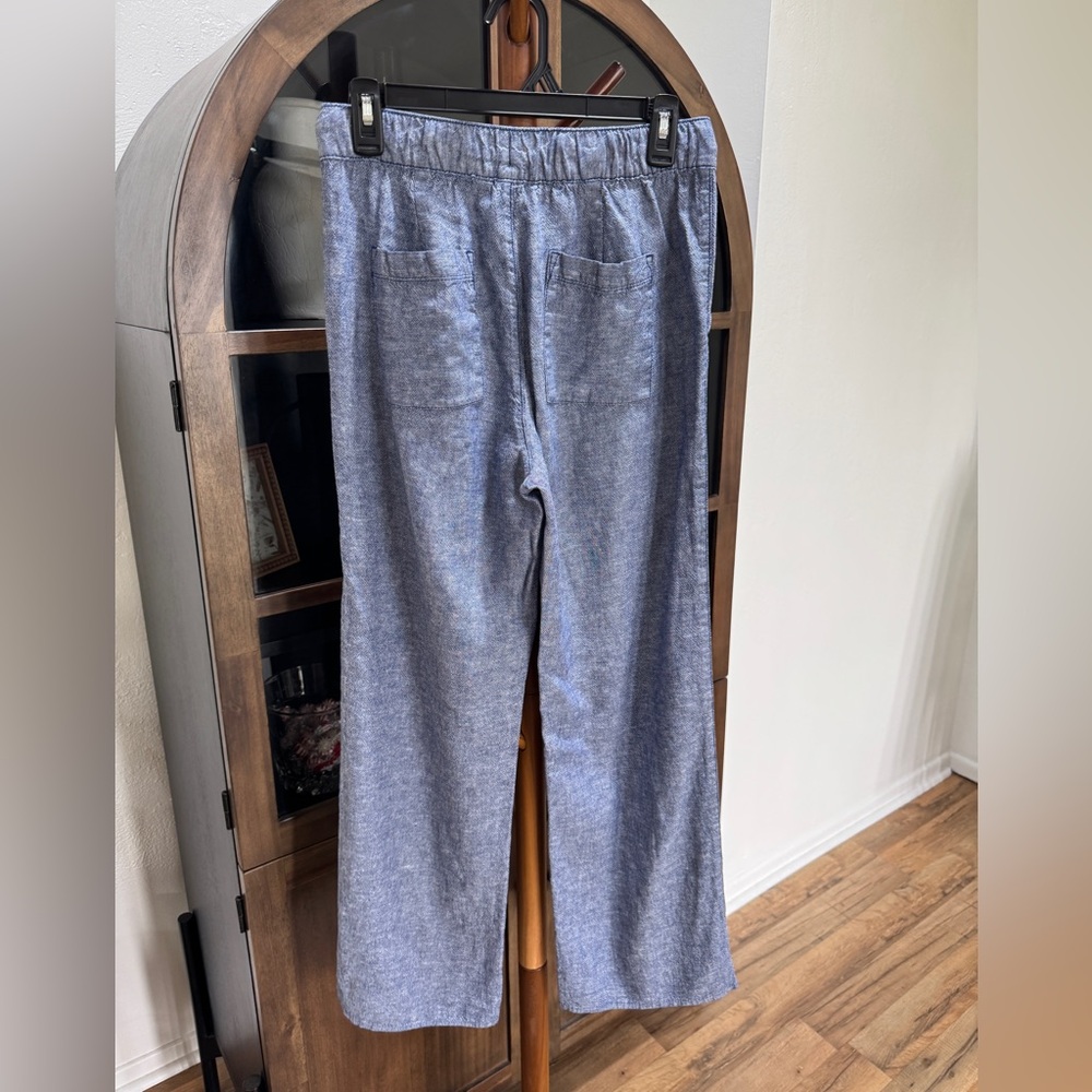 EUC GAP Blue Chambray Pants - Picture 2 of 6